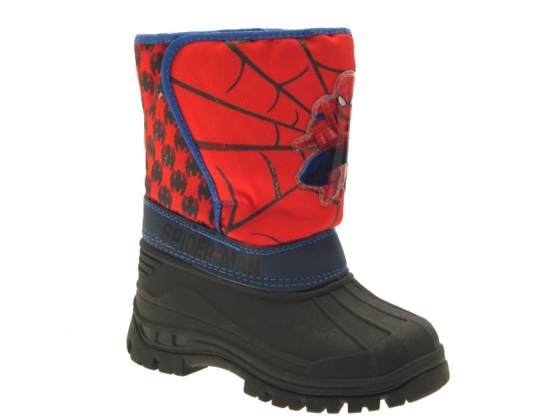 Superman Boots The knee-high boots are red all the way down to the rubber soles and have a V-shape cut out of the top similar to the original Superman. They zip up the back, making them easy to get on and off your feet.